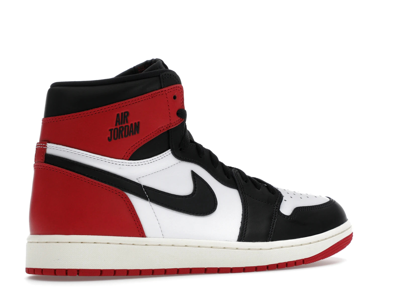Air Jordan 1 Retro High OG Black Toe Reimagined - Black/Black/Varsity Red/White - DZ5485-106 - 33