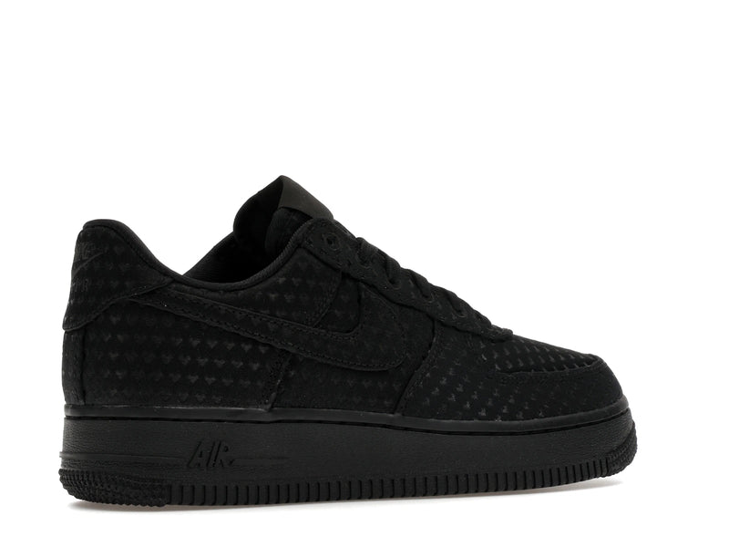 Nike Air Force 1 Low Valentines Day Triple Black (2026) - Black/Black/University Red - IQ9965-001 - 33