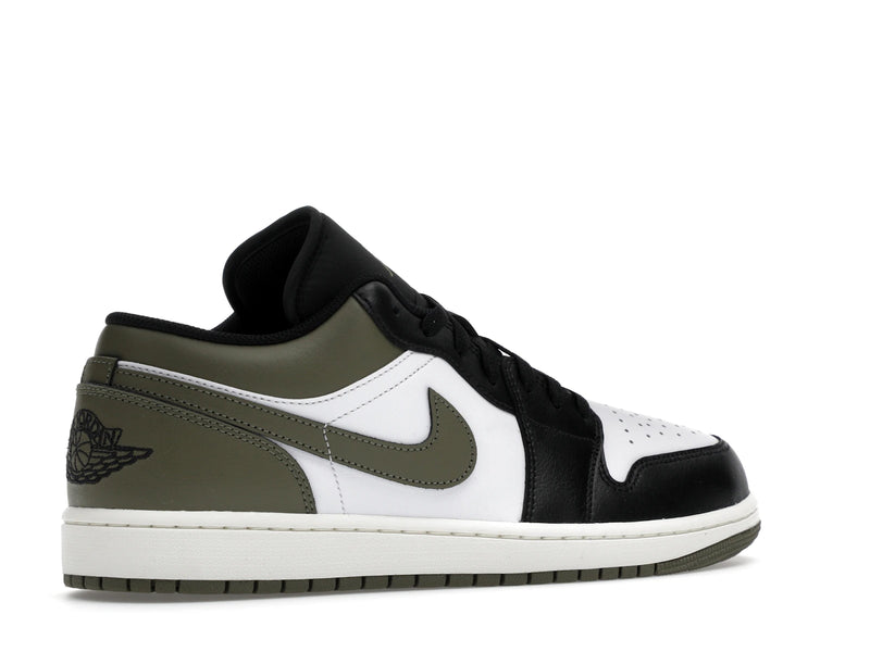 Air Jordan 1 Low Black Toe Medium Olive - Black/Medium Olive/White - 553558-092 - 33