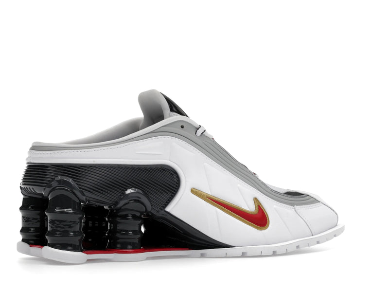 Nike Shox Mr4 Mule Martine Rose Metallic Platinum Varsity Red - White/Varsity Red/Metallic Platinum/Dark Charcoal - IM5420-100 - 33