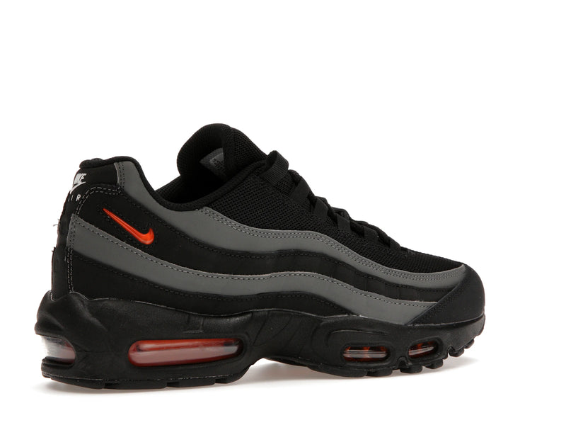 Nike Air Max 95 Black Grey Safety Orange - Black/Grey/Safety Orange - DX2657-001 - 33