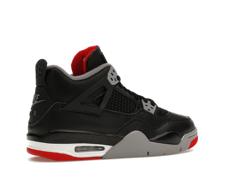 Air Jordan 4 Retro Bred Reimagined (GS) - Black/Cement Grey/Varsity Red/Summit White - FQ8213-006 - 33