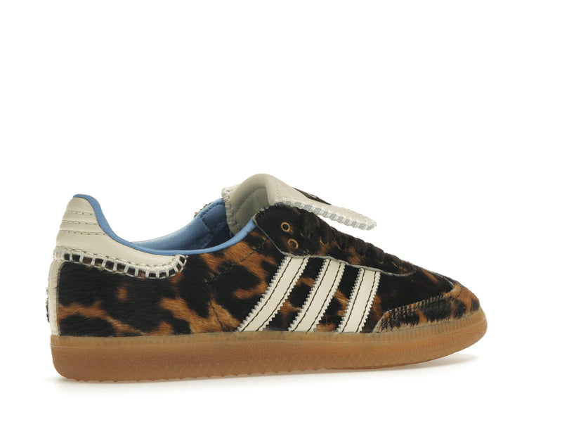 Adidas Samba Pony Wales Bonner Leopard - Dark Brown/Cream White - IE0578 - 33