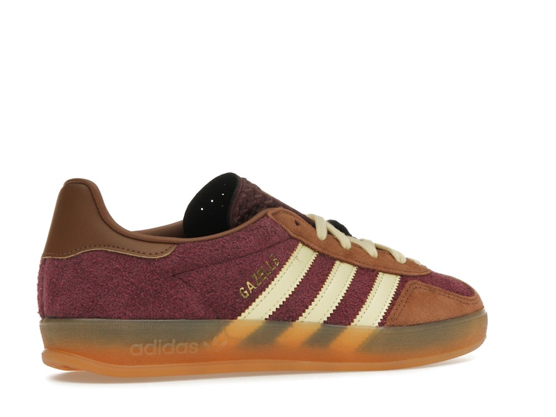 adidas Gazelle Indoor Maroon Almost Yellow - Maroon/Almost Yellow/Preloved Brown - JI0324 - 33