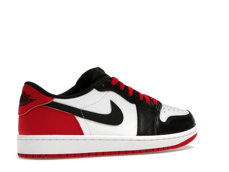 Air Jordan 1 Retro Low OG Black Toe - White/Black/Varsity Red - CZ0790-106 - 33
