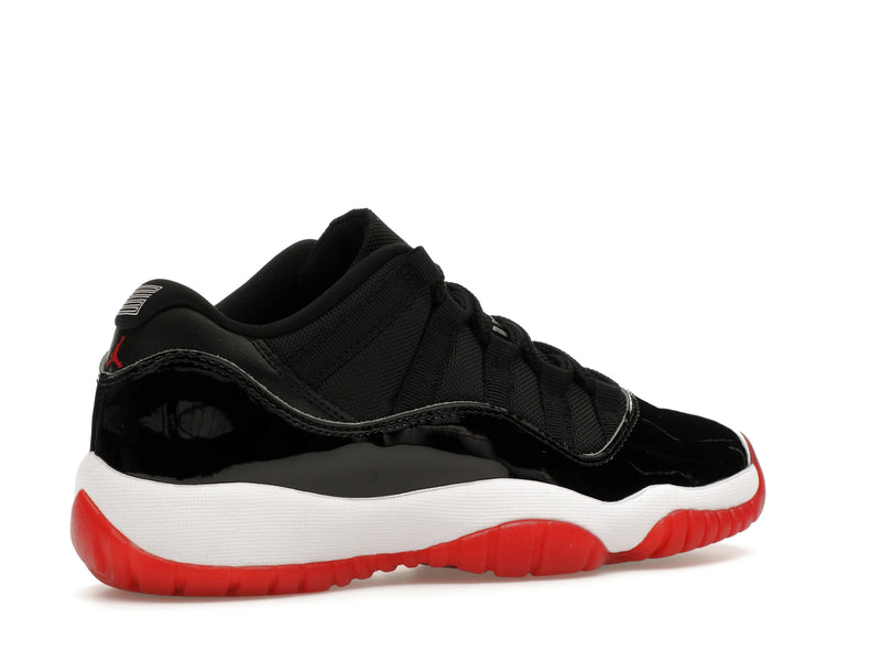 Air Jordan 11 Retro Low Bred (2025) (GS) - Black/White-Varsity Red - FV5121-006 - 33