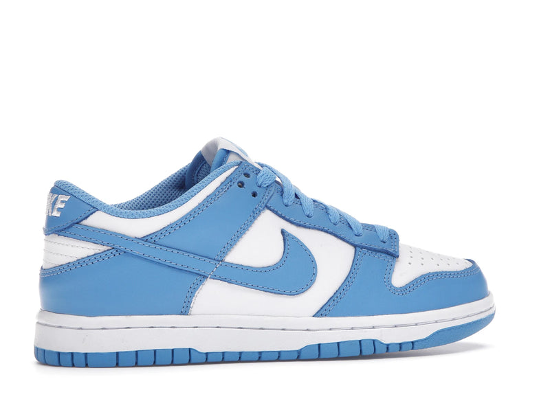 Nike Dunk Low Unc (2021) (GS) - White/University Blue-White - CW1590-103 - 34