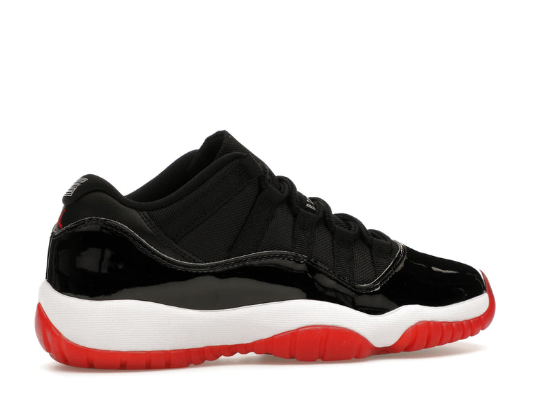 Air Jordan 11 Retro Low Bred (2025) (GS) - Black/White-Varsity Red - FV5121-006 - 34