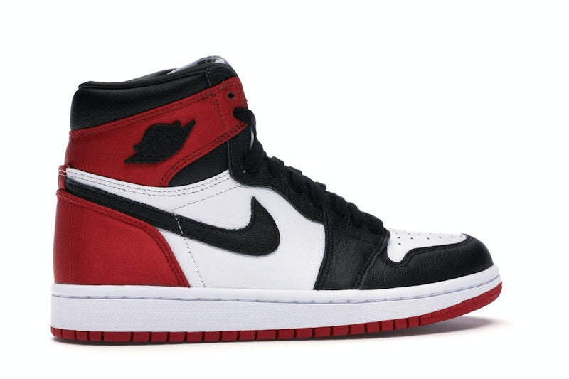 Air Jordan 1 Retro High Satin Black Toe (W) - Black/White-University Red - CD0461-016 - 34