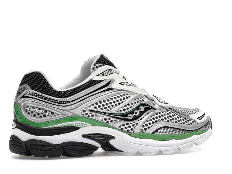 Saucony Progrid Omni 9 White Black Silver Green - Silver/Green - S70739-17 - 34