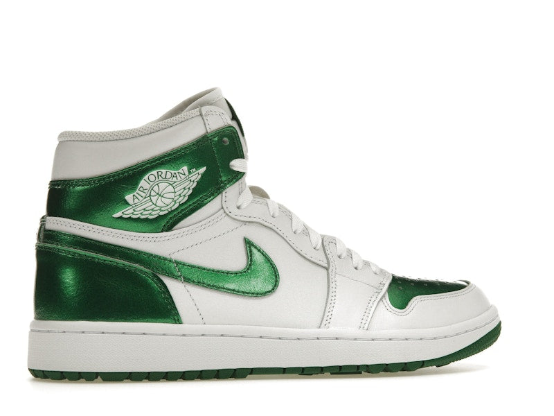 Air Jordan 1 Retro High Golf Metallic Green - White/Pine Green - DQ0660-130 - 34