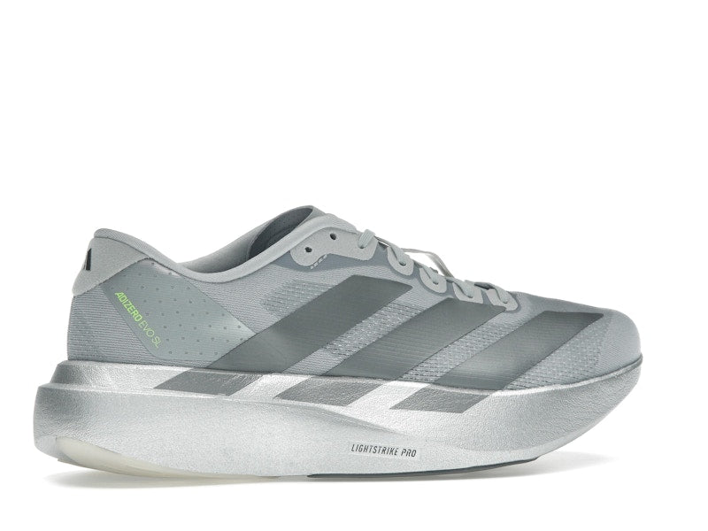 adidas Adizero Evo SL Silver Metallic Lucid Red - vue 35