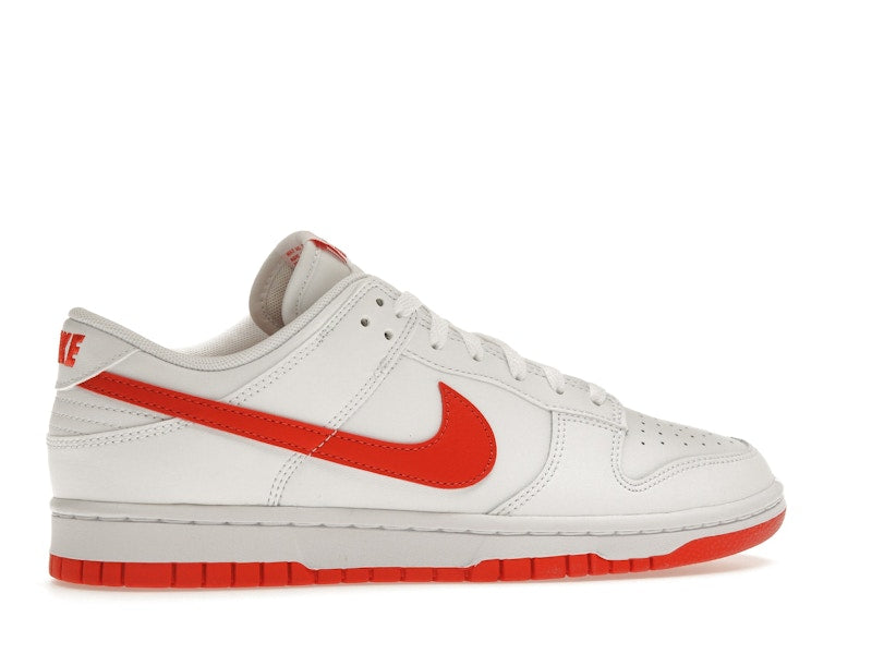 Nike Dunk Low Retro White Picante Red - visning 35