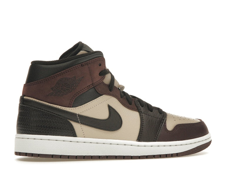 Air Jordan 1 Mid SE Paris Ymca - Velvet Brown/Earth/Sanddrift/Metallic Gold/Summit White - FZ4359-200 - 34