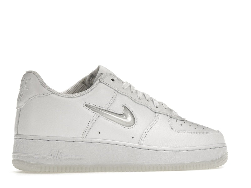 Nike Air Force 1 Low '07 Retro Color of the Month Jewel Swoosh Triple White - White/White-White - FN5924-100 - 34