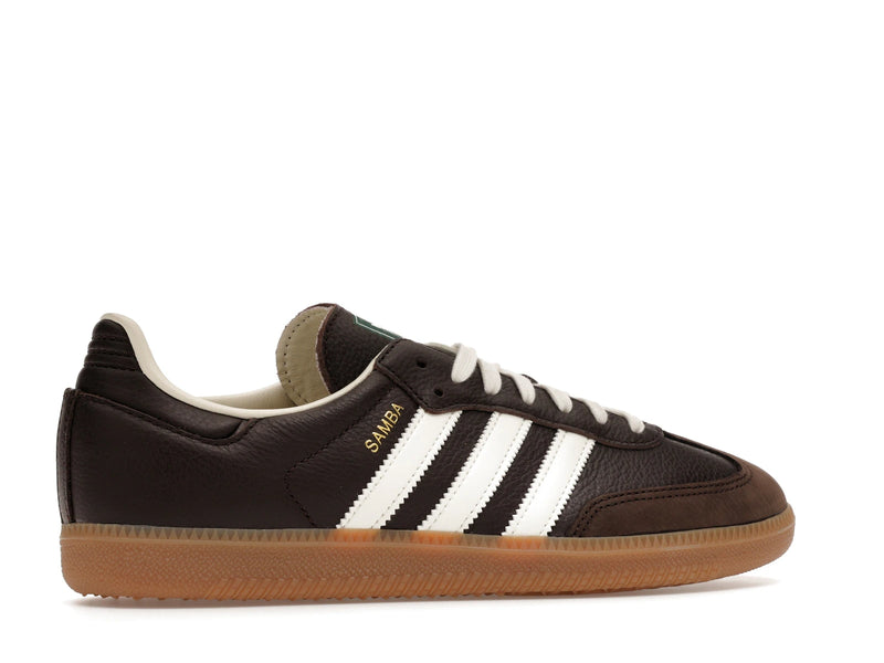 Adidas Samba OG Dark Brown Off White Gum - Dark Brown/Off White/Gum - JR0891 - 34