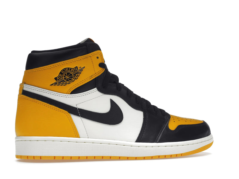 Air Jordan 1 Retro High OG Yellow Toe - Taxi/Black-Sail - 555088-711 - 34