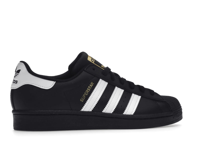 Adidas Superstar Core Black Cloud White Gold - Core Black/Cloud White/Core Black - EG4959 - 34