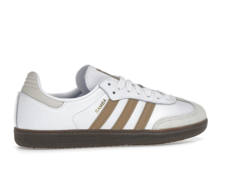 adidas Samba OG White Cardboard Gum - Cloud White/Cardboard/Gum - JR0912 - 34