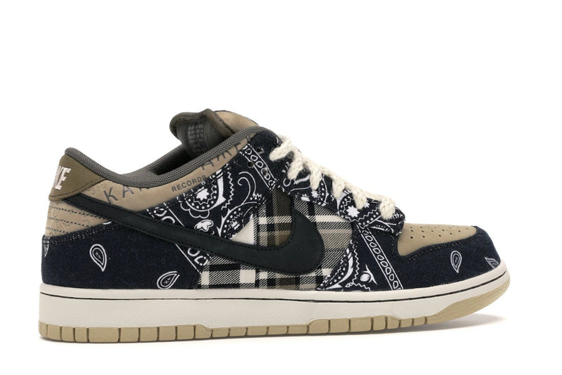 Nike SB Dunk Low Travis Scott - Black/Black-Parachute Beige-Petra Brown - CT5053-001 - 34