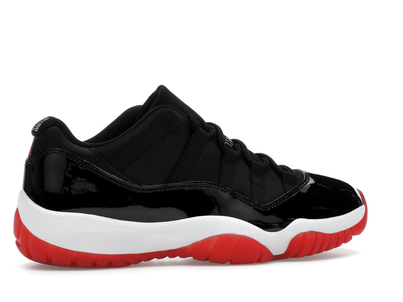Air Jordan 11 Retro Low Bred (2025) - Black/White-Varsity Red - FV5104-006 - 34