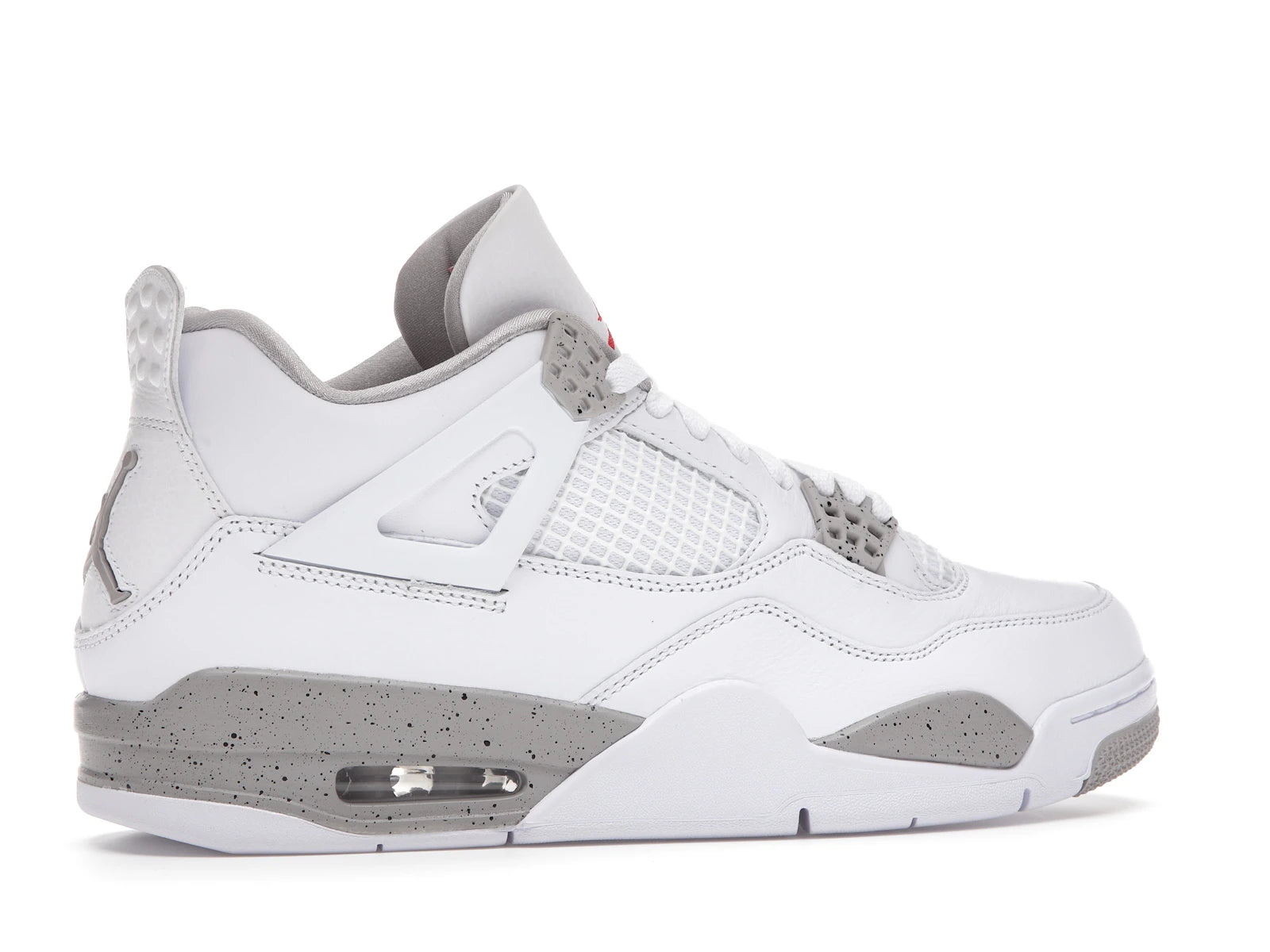 Air Jordan 4 Retro White Oreo (2021) - White/Tech Grey-Black-Fire Red - CT8527-100 - 34
