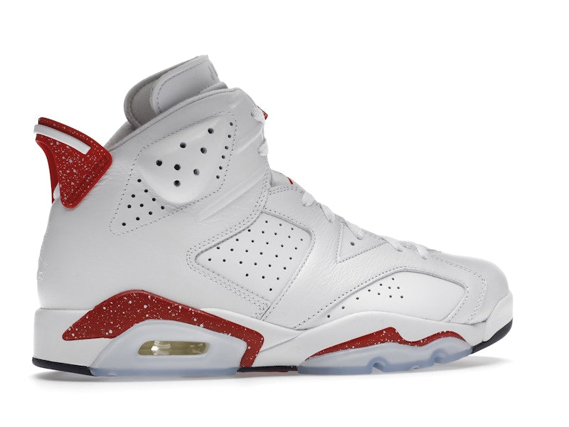 Air Jordan 6 Retro Red Oreo - White/University Red-Black - CT8529-162 - 34