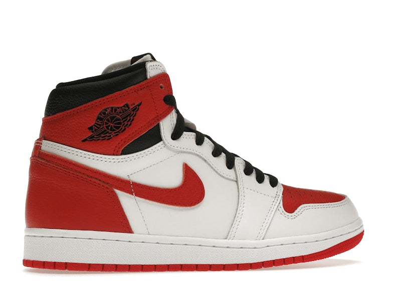 Air Jordan 1 Retro High OG Heritage - White/University Red-Black - 555088-161 - 34