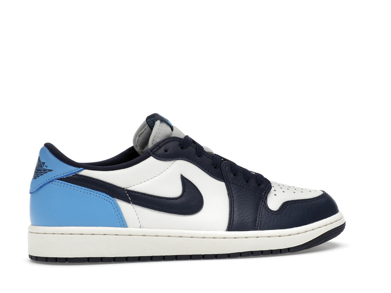 Air Jordan 1 Low OG Obsidian Unc - Obsidian/University Blue-Sail - CZ0790-400 - 34