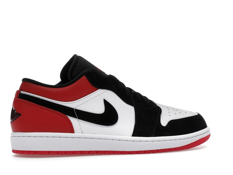 Air Jordan 1 Low SE Black Toe (2025) - White/Black/Gym Red - IB8971-106 - 34