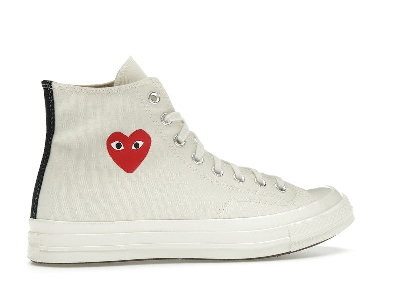 Converse Chuck Taylor All Star 70 Hi Comme des Garcons PLAY Single Heart Milk - Ansicht 35