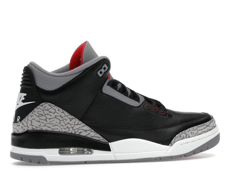 Air Jordan 3 Retro Black Cement (2024) - Black/Fire Red/Cement Grey/Sail - DN3707-010 - 34