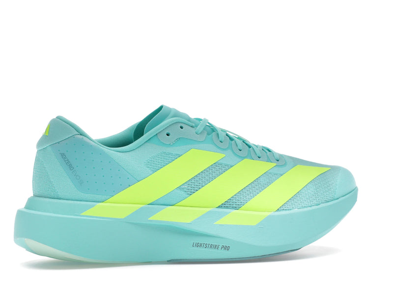 Adidas Adizero Evo SL Flash Aqua Lucid Lemon - Flash Aqua/Lucid Lemon/Mint Ton - JS4506 - 34