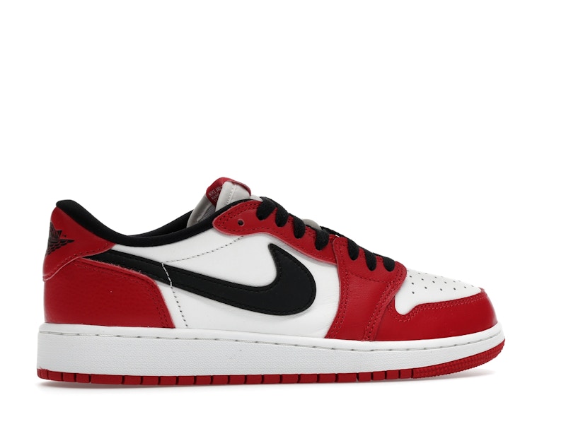 Air Jordan 1 Retro Low OG Chicago (2025) (GS) - Varsity Red/Black/Summit White - HQ6999-600 - 34