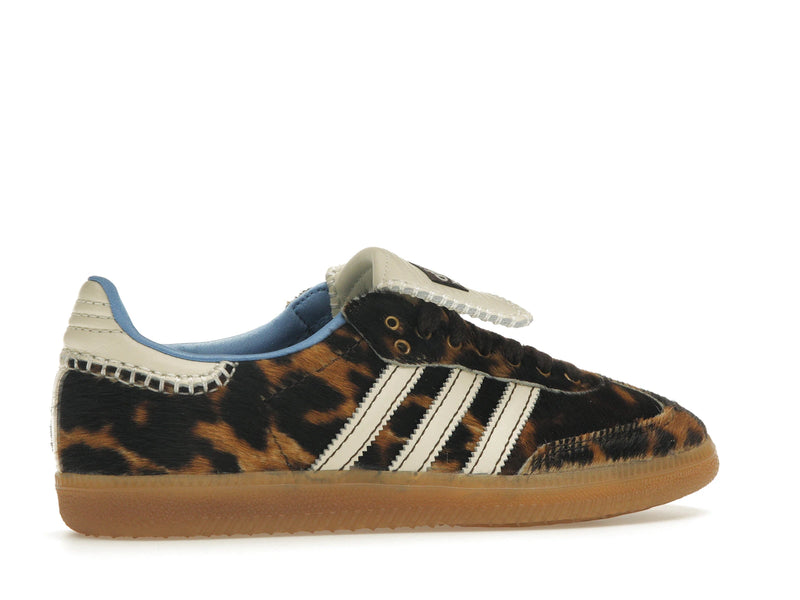 Adidas Samba Pony Wales Bonner Leopard - Dark Brown/Cream White - IE0578 - 34