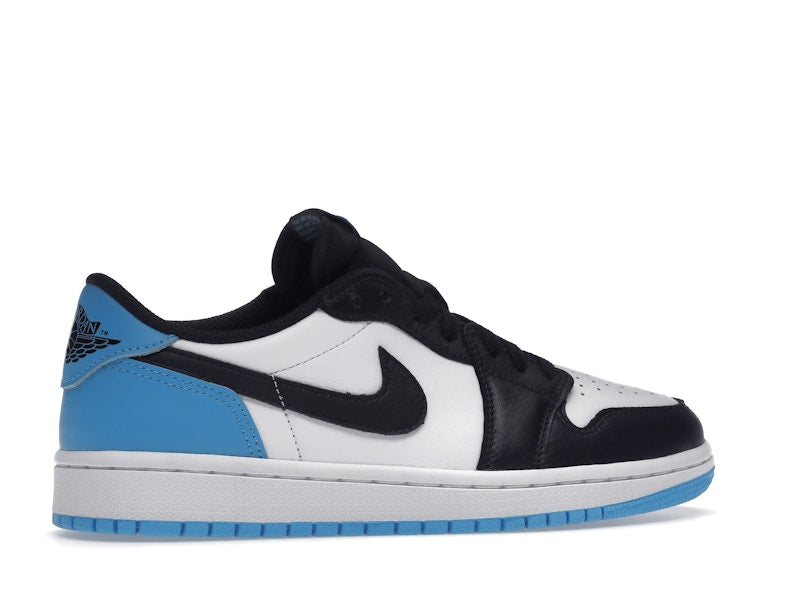 Jordan 1 Retro Low OG Black Dark Powder Blue (Women's) - vue 35