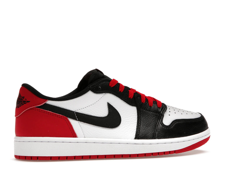 Air Jordan 1 Retro Low OG Black Toe - White/Black/Varsity Red - CZ0790-106 - 34