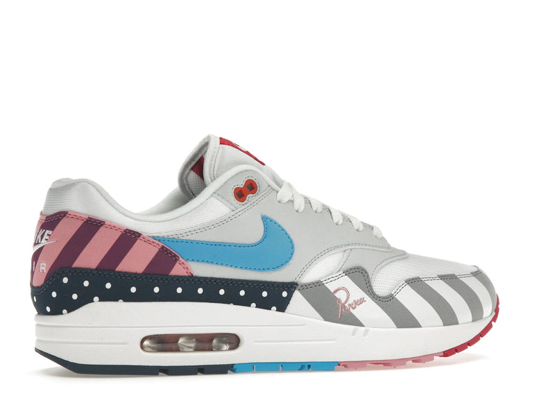 Nike Air Max 1 Parra (2018) - White/Multi-Color - AT3057-100 - 34