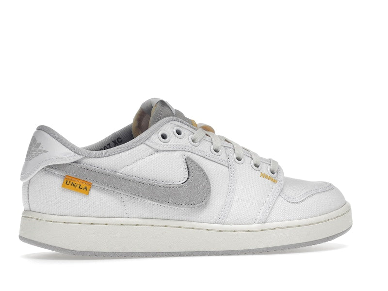 Air Jordan 1 Retro Ajko Low SP Union - White/Neutral Grey-Sail - DO8912-101 - 34