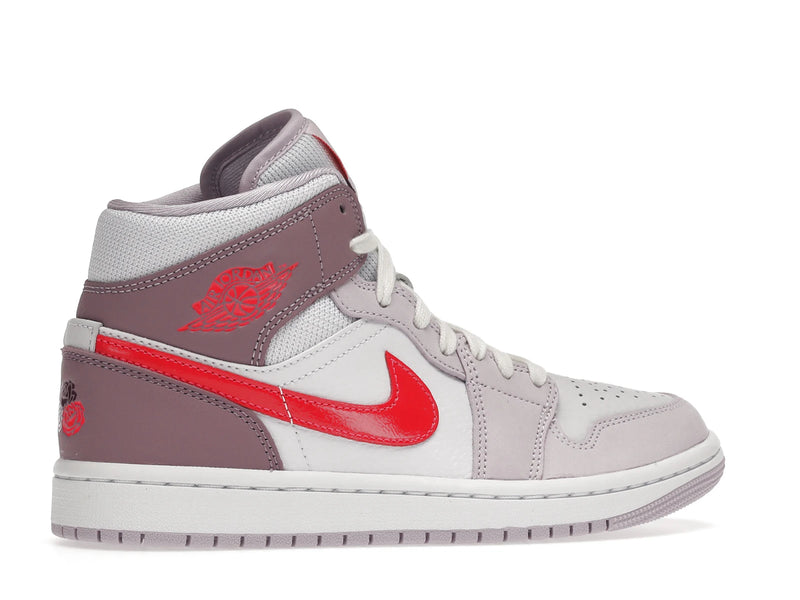 Air Jordan 1 Mid Valentines Day (2022) (W) - White/Pink-Crimson - DR0174-500 - 34