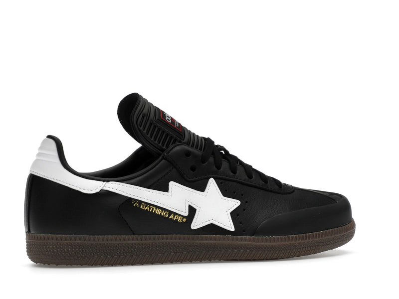 Adidas Samba Bape Black White Gum - Black/White/Gum - JR9246 - 34