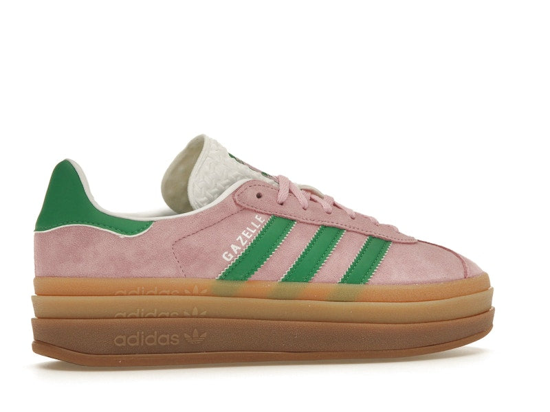 adidas Gazelle Bold True Pink (Women's) - True Pink/Green/Cloud White - IE0420 - 34