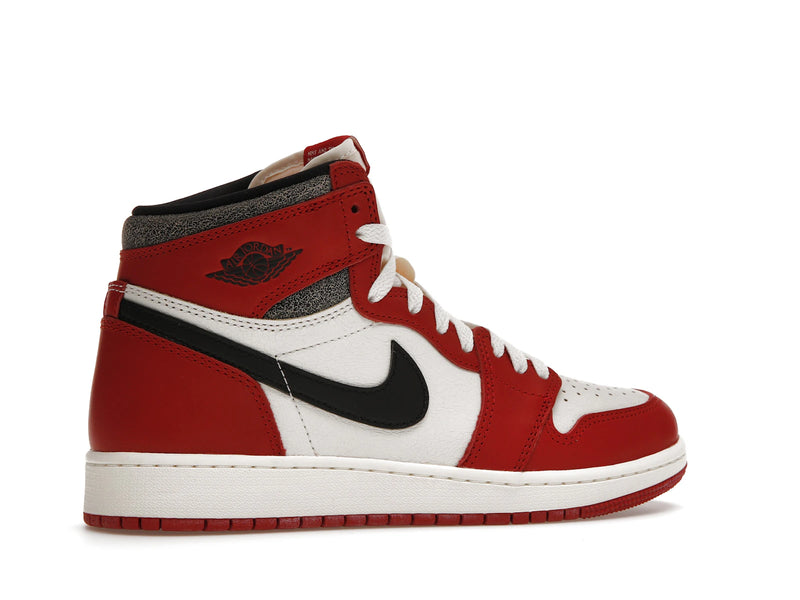 Air Jordan 1 Retro High OG Chicago Reimagined Lost And Found (GS) - Varsity Red/Black-Sail-Muslin - FD1437-612 - 34