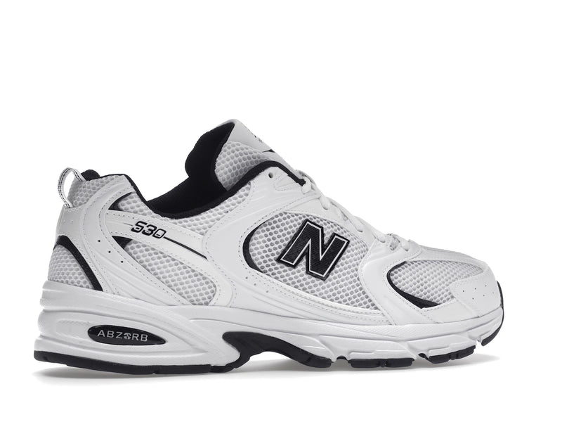 New Balance 530 White Black Details - White/Black - MR530EWB - 34