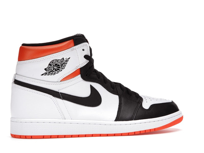 Air Jordan 1 Retro High Electro Orange - White/Electro Orange-Black - 555088-180 - 34