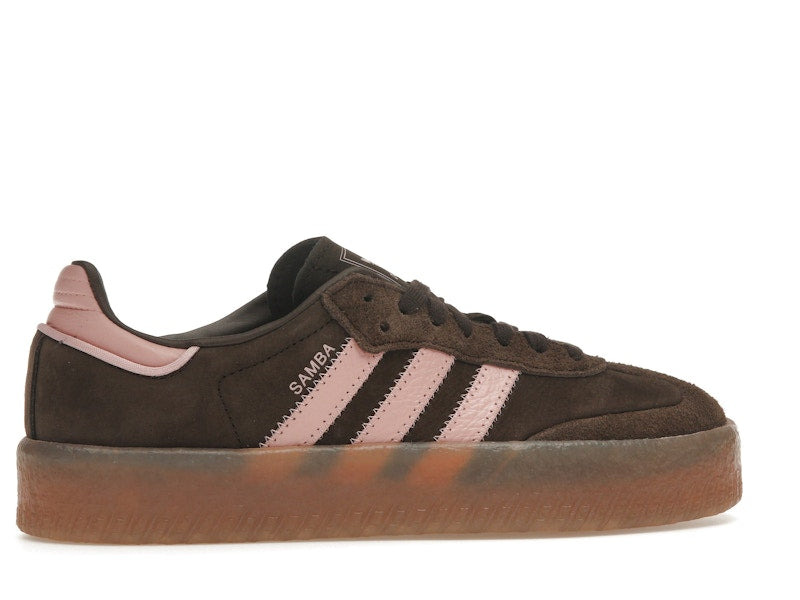adidas Sambae Dark Brown Wonder Mauve (Women's) - vue 35