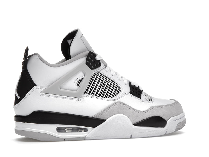 Air Jordan 4 Retro Military Black - White/Black-Neutral Grey - DH6927-111 - 34