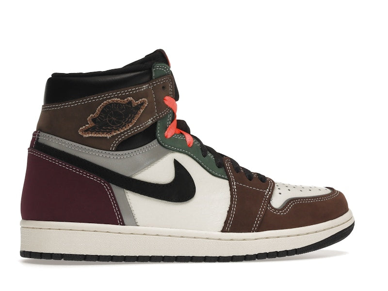 Air Jordan 1 Retro High OG Hand Crafted - Black/Archaeo Brown-Dark Chocolate - DH3097-001 - 34