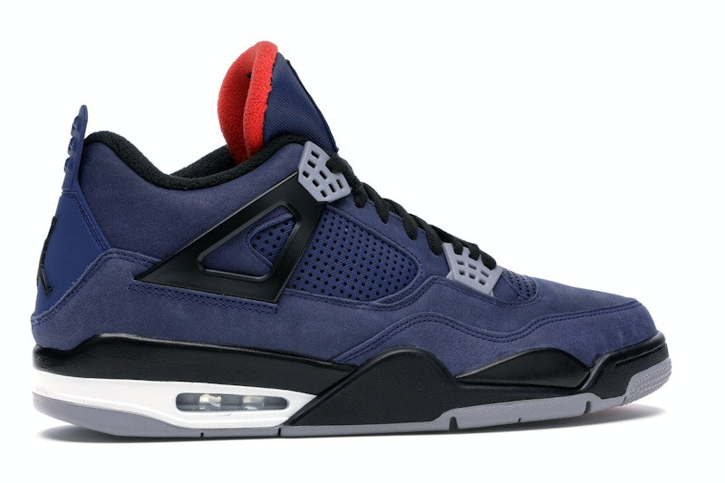 Air Jordan 4 Retro Winter - Loyal Blue/White-Habanero Red-Black - CQ9597-401 - 34