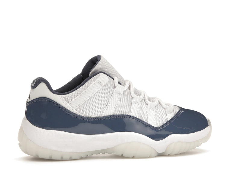 Air Jordan 11 Retro Low Midnight Navy (2024) - White/Midnight Navy/Diffused Blue/Football Grey - FV5104-104 - 34